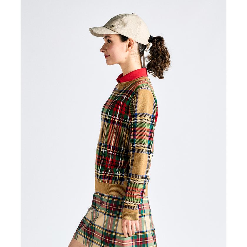 Munsingwear（マンシングウェア） 公式 チェック柄 クルーネック