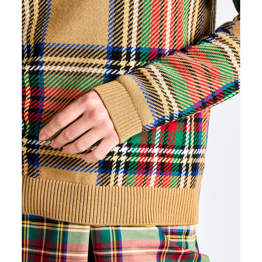 Munsingwear（マンシングウェア） 公式 チェック柄 クルーネック