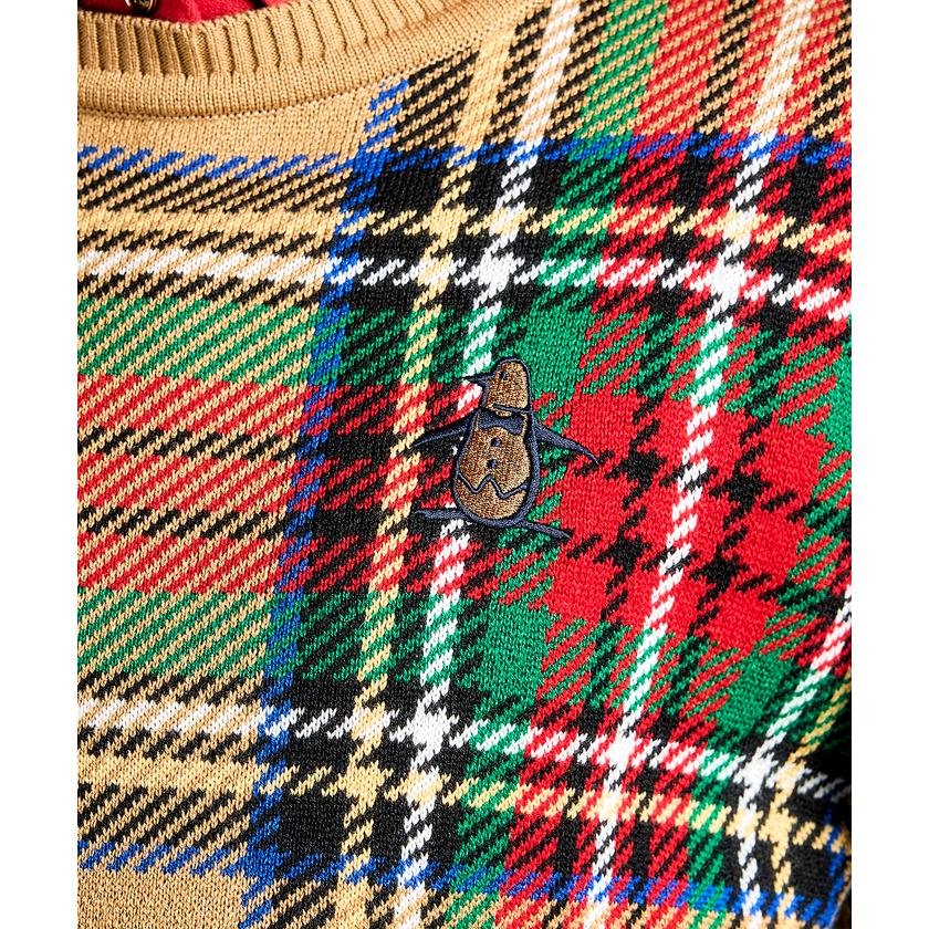 Munsingwear（マンシングウェア） 公式 チェック柄 クルーネック