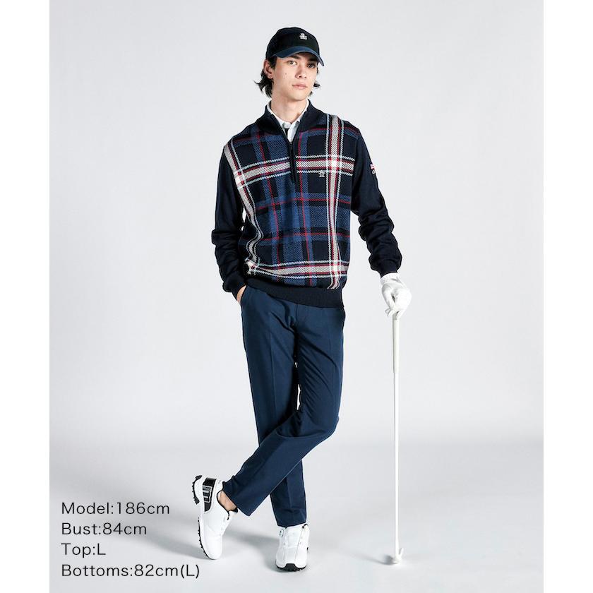 Munsingwear（マンシングウェア） 公式 アーガイルチェック柄 ハーフ