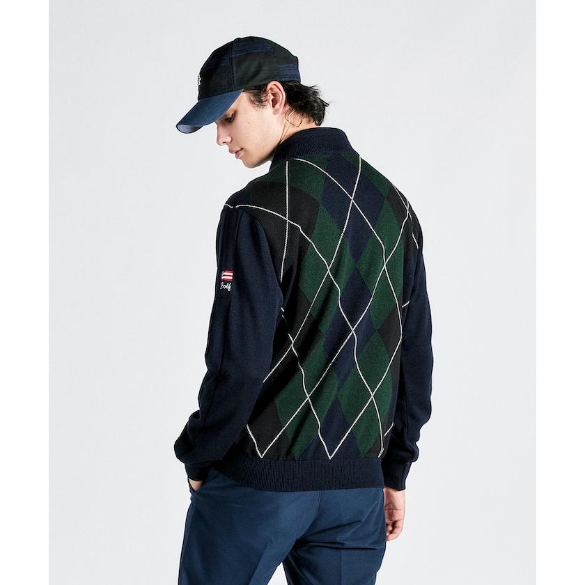 Munsingwear（マンシングウェア） 公式 アーガイルチェック柄 ハーフ