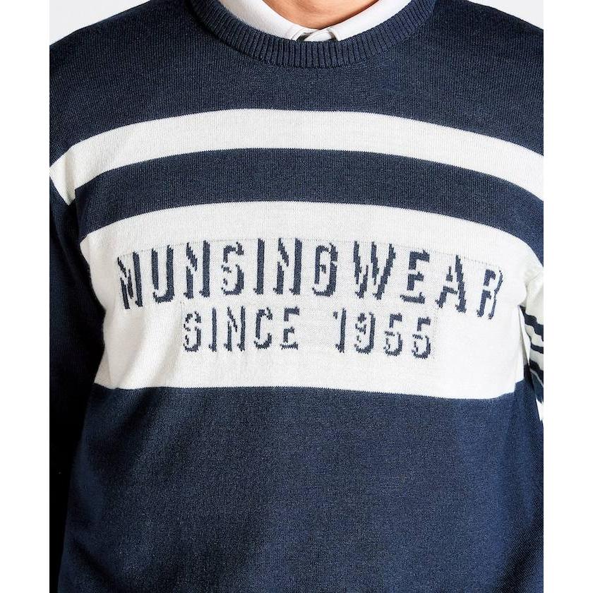 美品 マンシングウェア メンズ ゴルフ セーター ニット Mサイズ 黒 ブラック MUNSING WEAR マンシングウェア マンシング セーター ニット ゴルフ