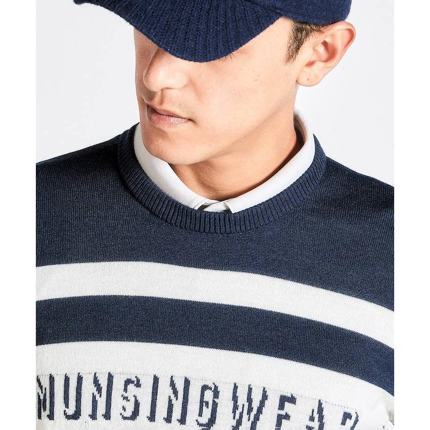 美品 マンシングウェア メンズ ゴルフ セーター ニット Mサイズ 黒 ブラック 美品 マンシングウェア メンズ ゴルフ セーター ニット Mサイズ 黒