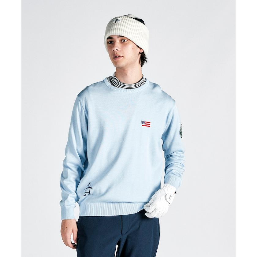 Munsingwear（マンシングウェア） 吸湿発熱 ワッペンセーター