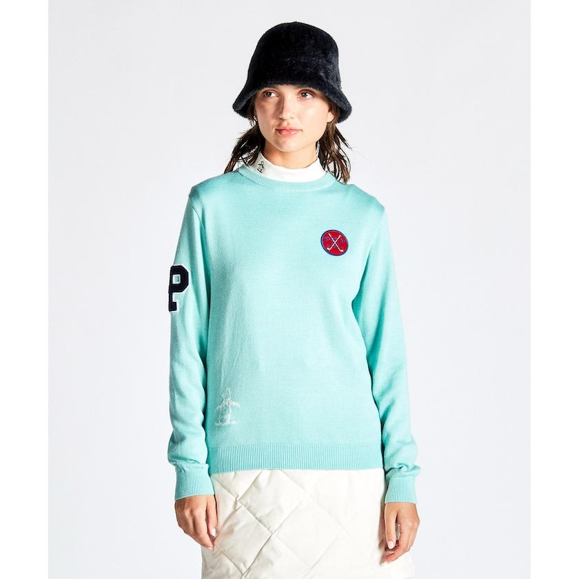 Munsingwear（マンシングウェア） 吸湿発熱 ワッペンセーター