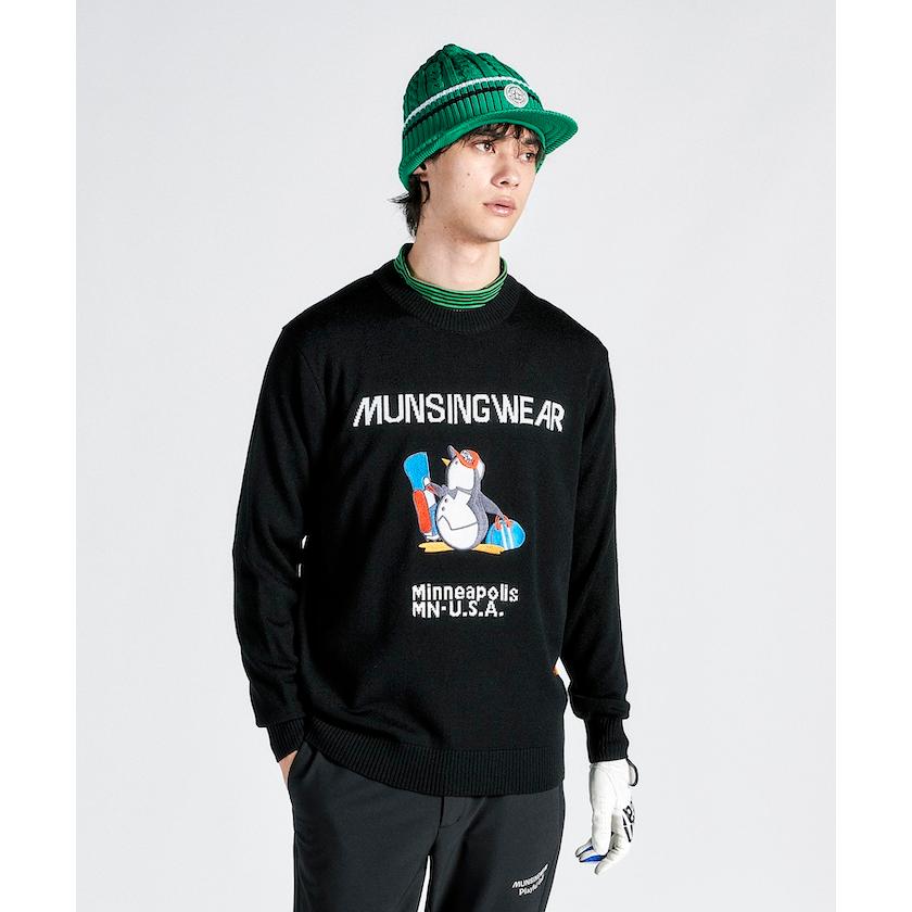 Munsingwear 公式 マンシングウェア クルーネックセーター