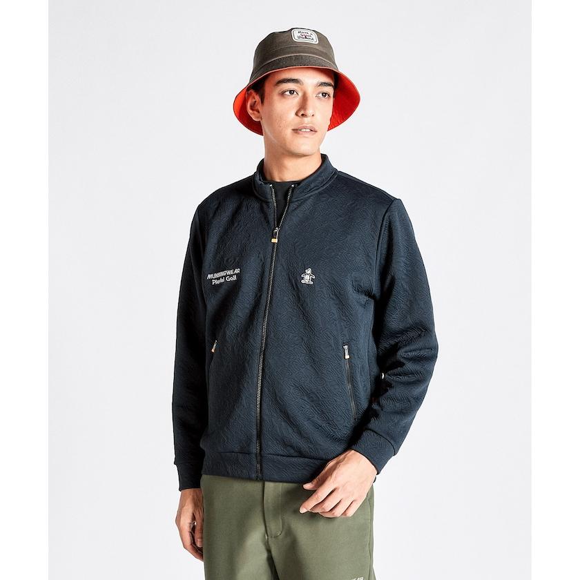 【定価4万】マンシングウェア Munsingwearナイロンジップアップブルゾン 定価4万】マンシングウェア Munsingwearナイロンジップアップ