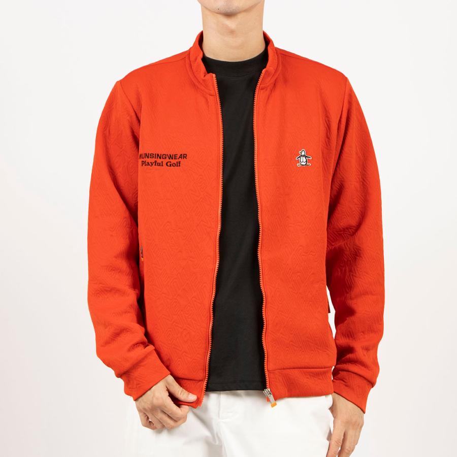 【24時間以内/匿名配送】 マンシングウェア ジップシャツ M スポンサー入り 24時間以内/匿名配送】 マンシングウェア ジップシャツ M