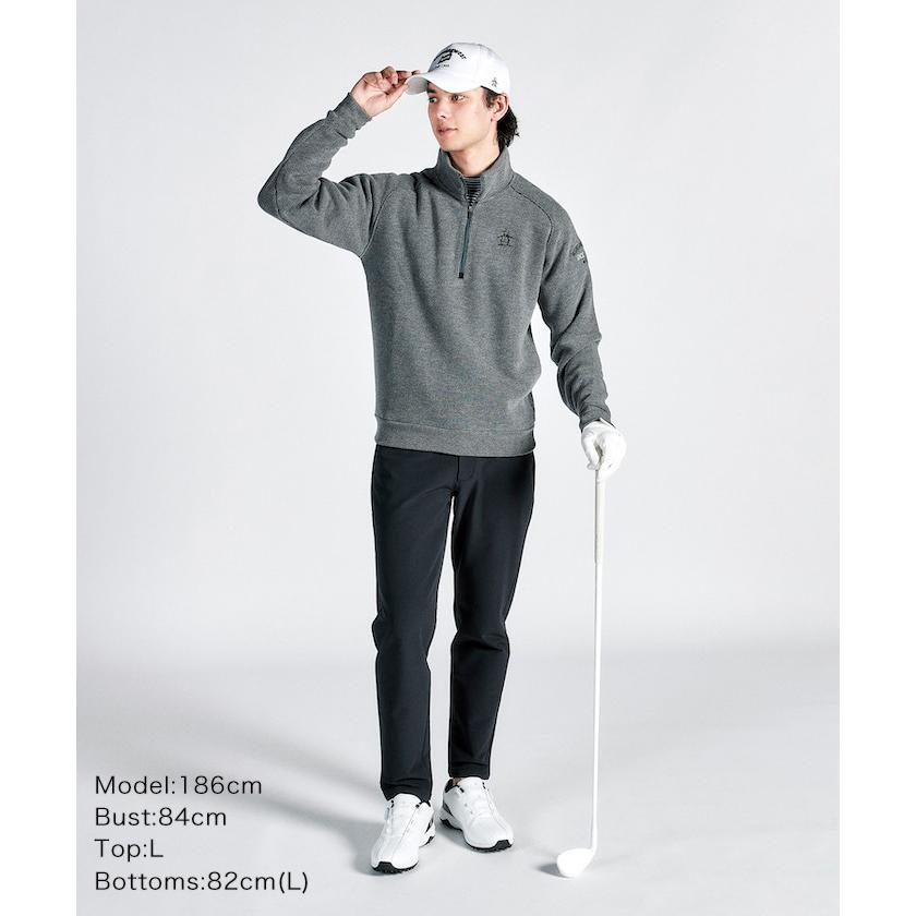 Munsingwear 公式 マンシングウェア ハーフジップ 長袖 Munsingwear 公式 マンシングウェア ハーフジップ 長袖