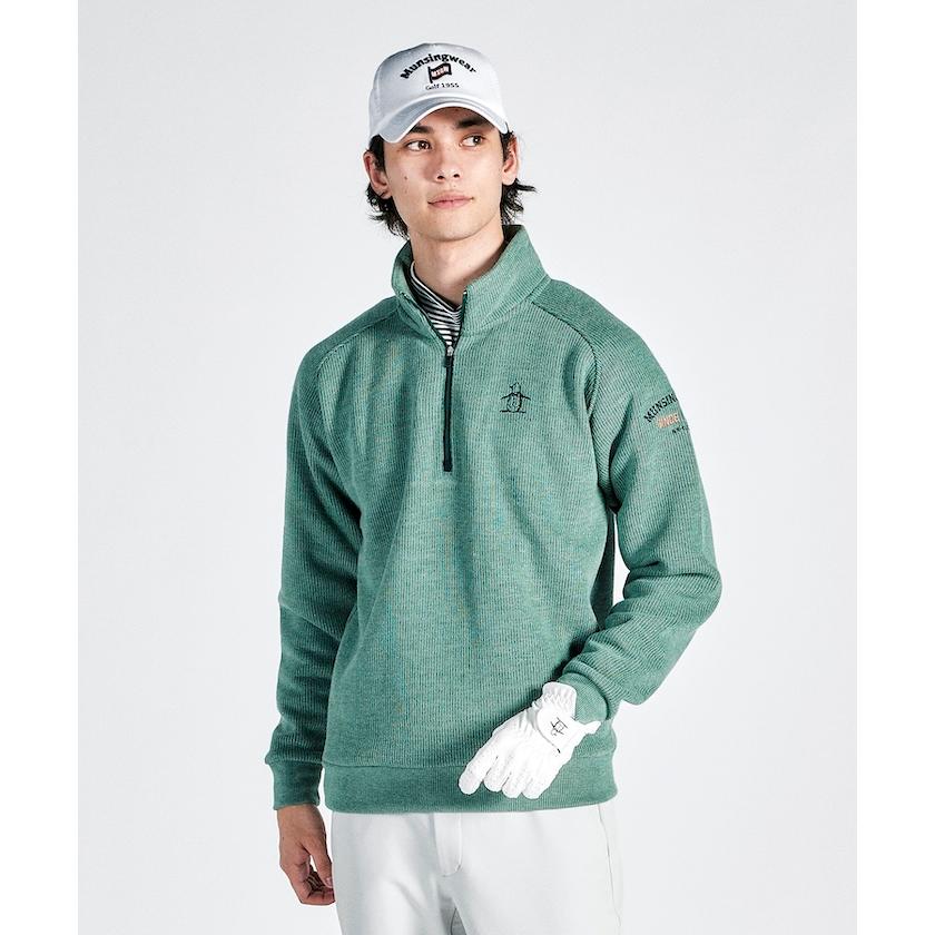 Munsingwear 公式 マンシングウェア ハーフジップ 長袖 Munsingwear 公式 マンシングウェア ハーフジップ 長袖