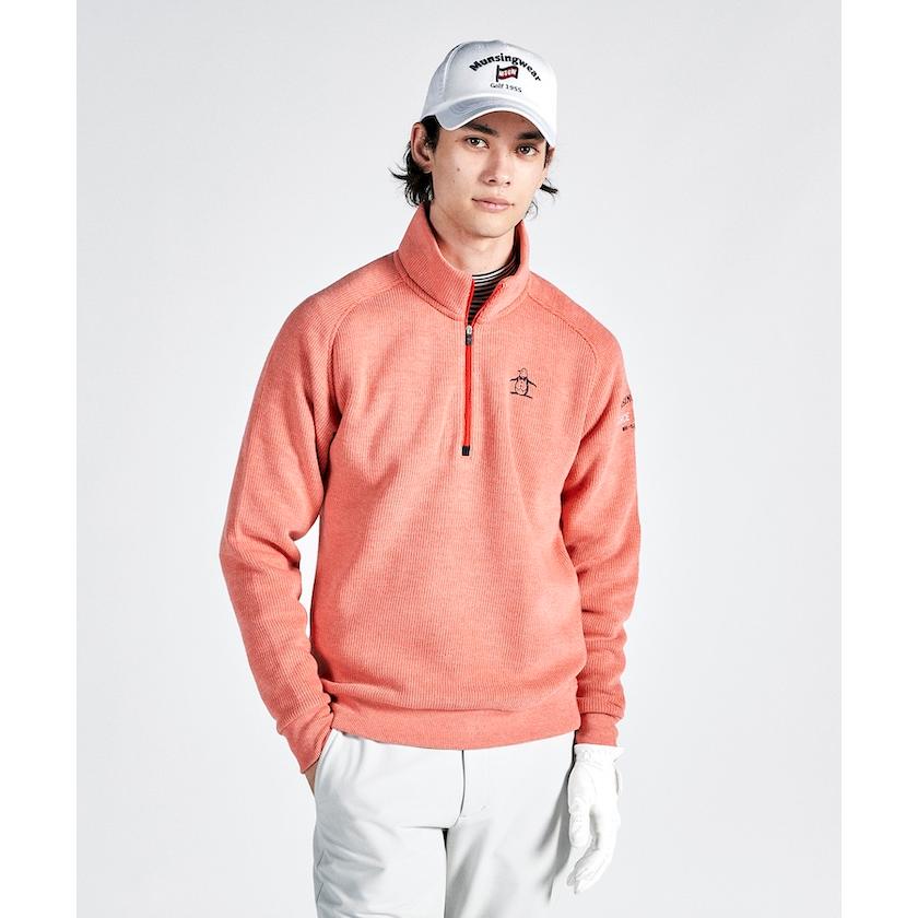 Munsingwear 公式 マンシングウェア ハーフジップ 長袖 Munsingwear 公式 マンシングウェア ハーフジップ 長袖