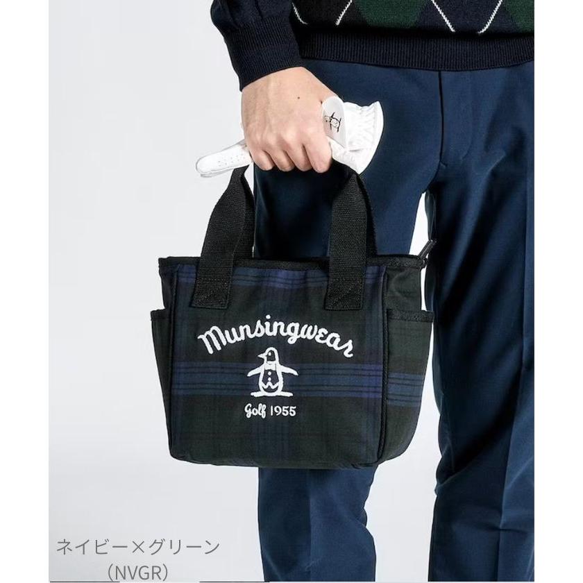 Munsingwear（マンシングウェア） 公式 タータンチェック カートバッグ