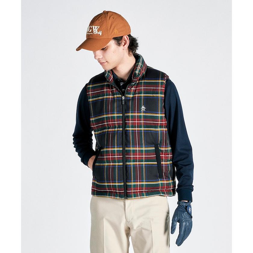 Munsingwear（マンシングウェア） 公式 ヒートナビ チェック中綿ベスト