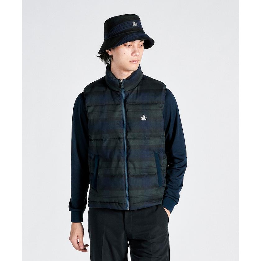 Munsingwear（マンシングウェア） 公式 ヒートナビ チェック中綿ベスト
