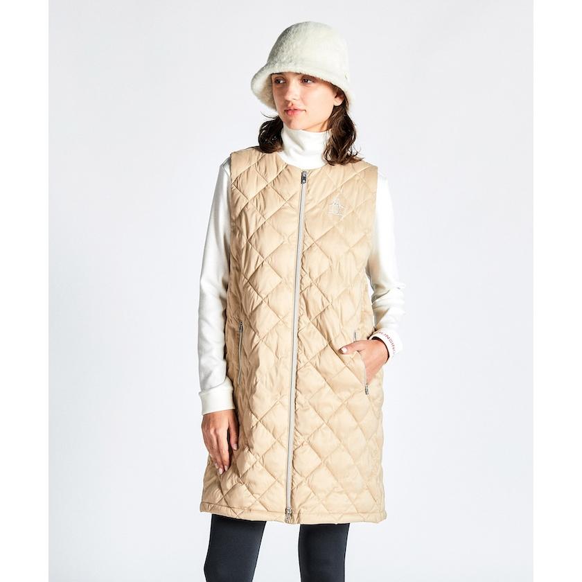 マンシングウェア☆ロングベスト中綿入り レディース sizeM 【公式通販】