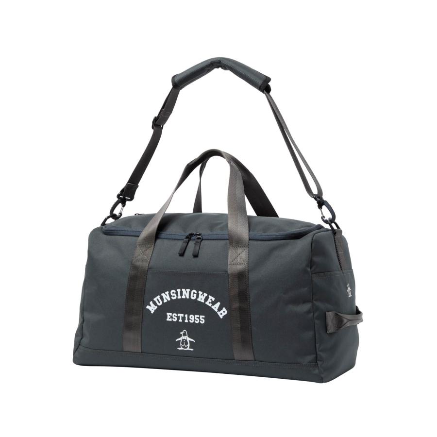 マンシングウェア ユニセックス ディタッチャブル ポーチ ボストンバッグ MG5FBB02M KH00 カーキ [2025年モデル] Munsingwear（マンシングウェア） 公式 ディタッチャブルポーチ付