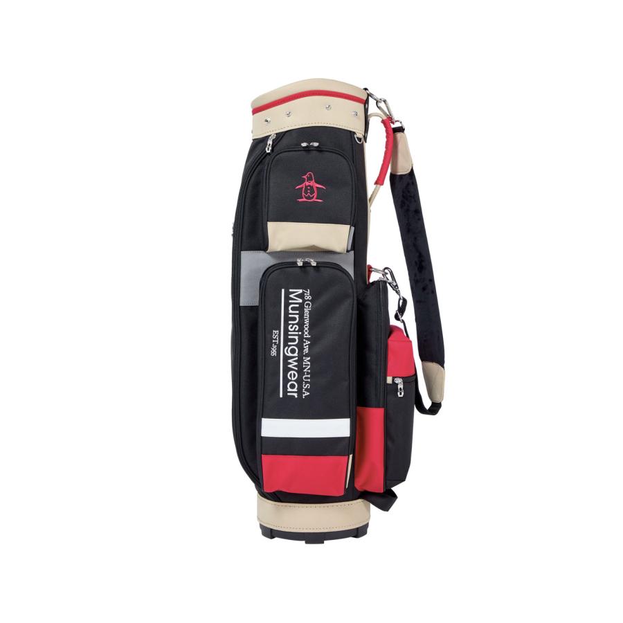 美品　マンシングウェア　レディースキャディバッグ 3分割　送料込み Munsingwear（マンシングウェア） レディース 軽量キャディバッグ