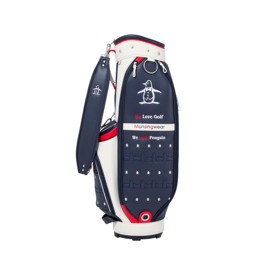Munsingwear 公式 マンシングウェア 合皮素材ペンギン刺繍キャディ