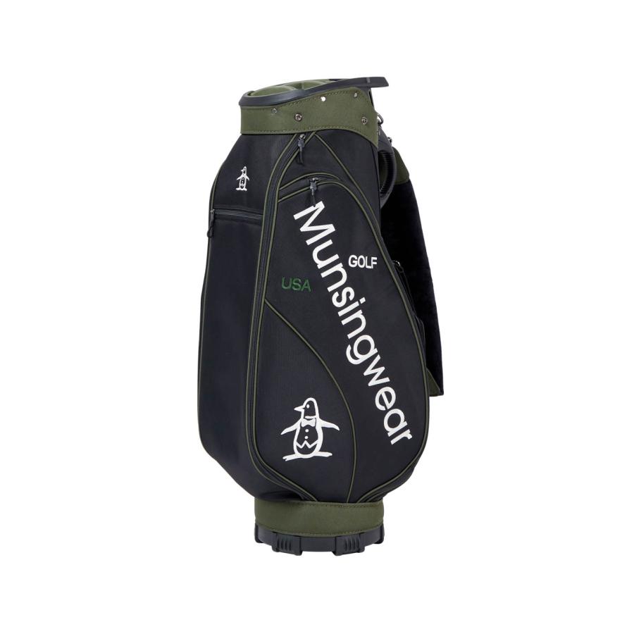 Munsingwear マンシングウェア 9.5型大口径 キャディバッグ Munsingwear 公式 マンシングウェア 大口径キャディバッグ 3.9kg 9.5型