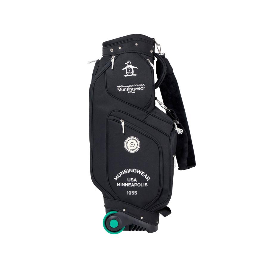 Munsingwear マンシングウェア キャディバッグ キャスター付 9型 マンシングウェア Munsingwear 2輪キャスター付きキャディバッグ