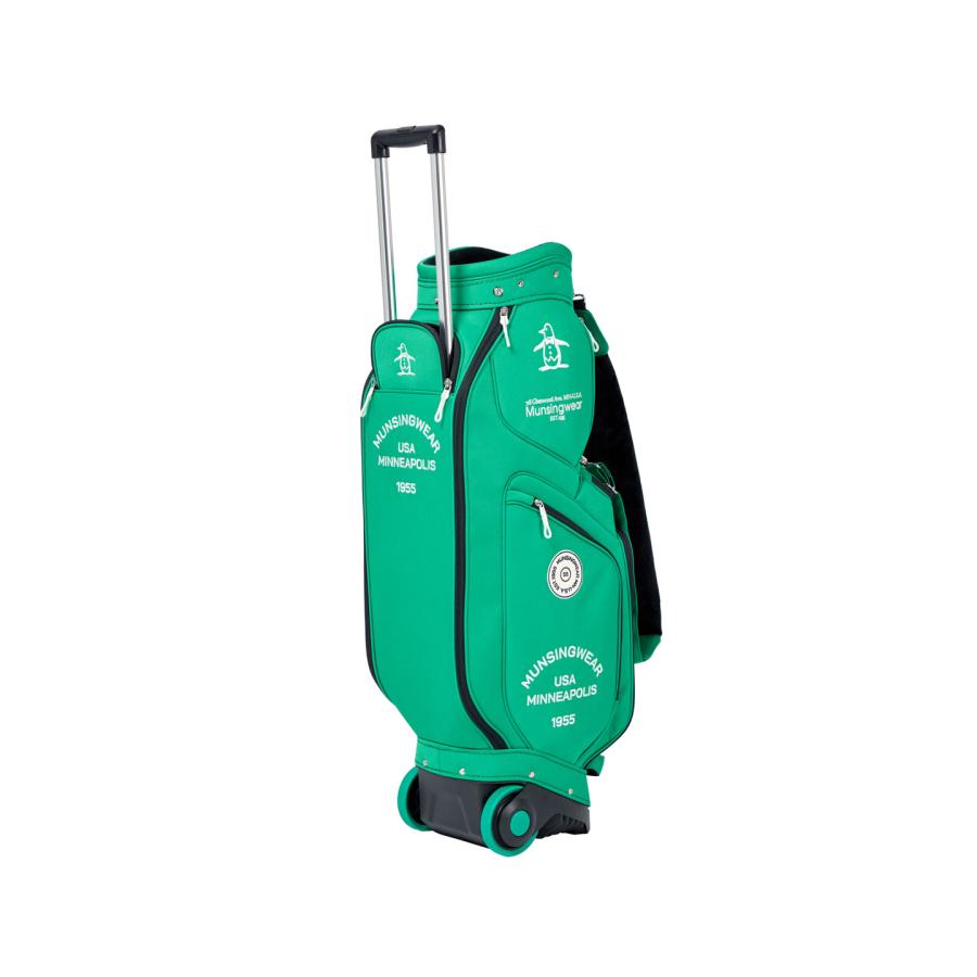 Munsingwear マンシングウェア キャディバッグ キャスター付 9型 Munsingwear（マンシングウェア） 公式 2輪キャスター付きキャディ