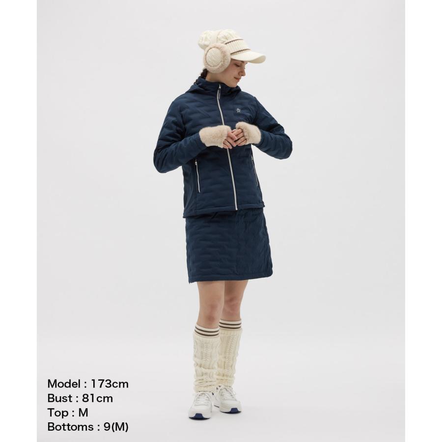 新品タグ付 マンシングウェア ニット ストレッチサーモα 軽量 ゴルフ L Munsingwear（マンシングウェア） 公式 フェイクファー ニットコンビ