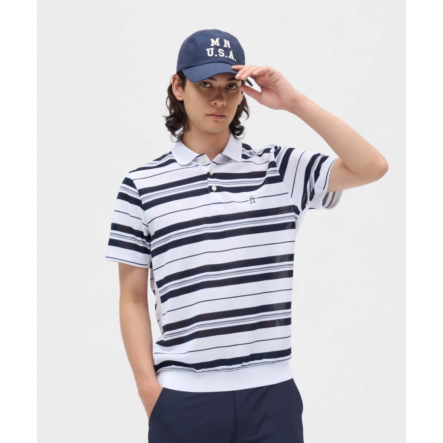 マンシングウェア Munsingwear ボーダー ポロシャツ 日本製 Munsingwear セール 公式 マンシングウェア ボーダー 半袖