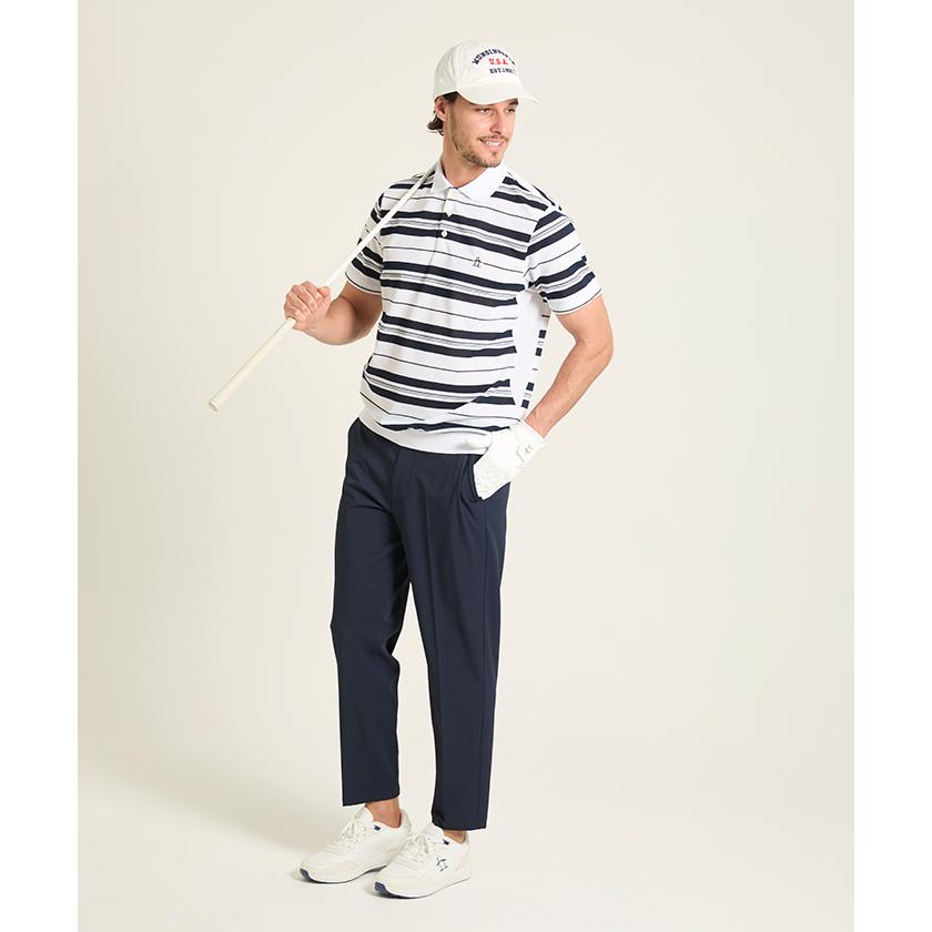 マンシングウェア ポロシャツ M 新品未使用 ボーダー ゴルフ レディース Munsingwear（マンシングウェア） 公式 先染めボーダー半袖ポロシャツ