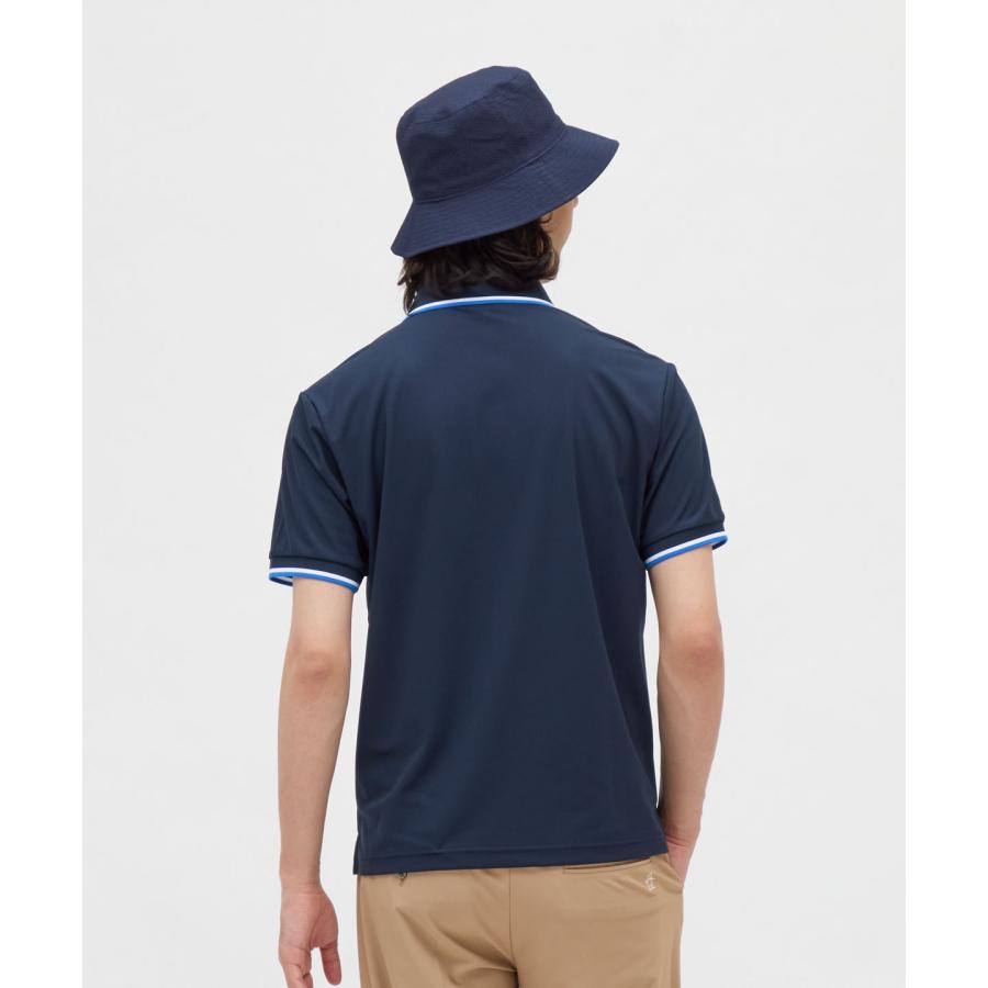 Munsingwear ネイビー ポロシャツ　試着のみ マンシングウェア Munsingwear サンスクリーンNIRドット鹿の子長袖