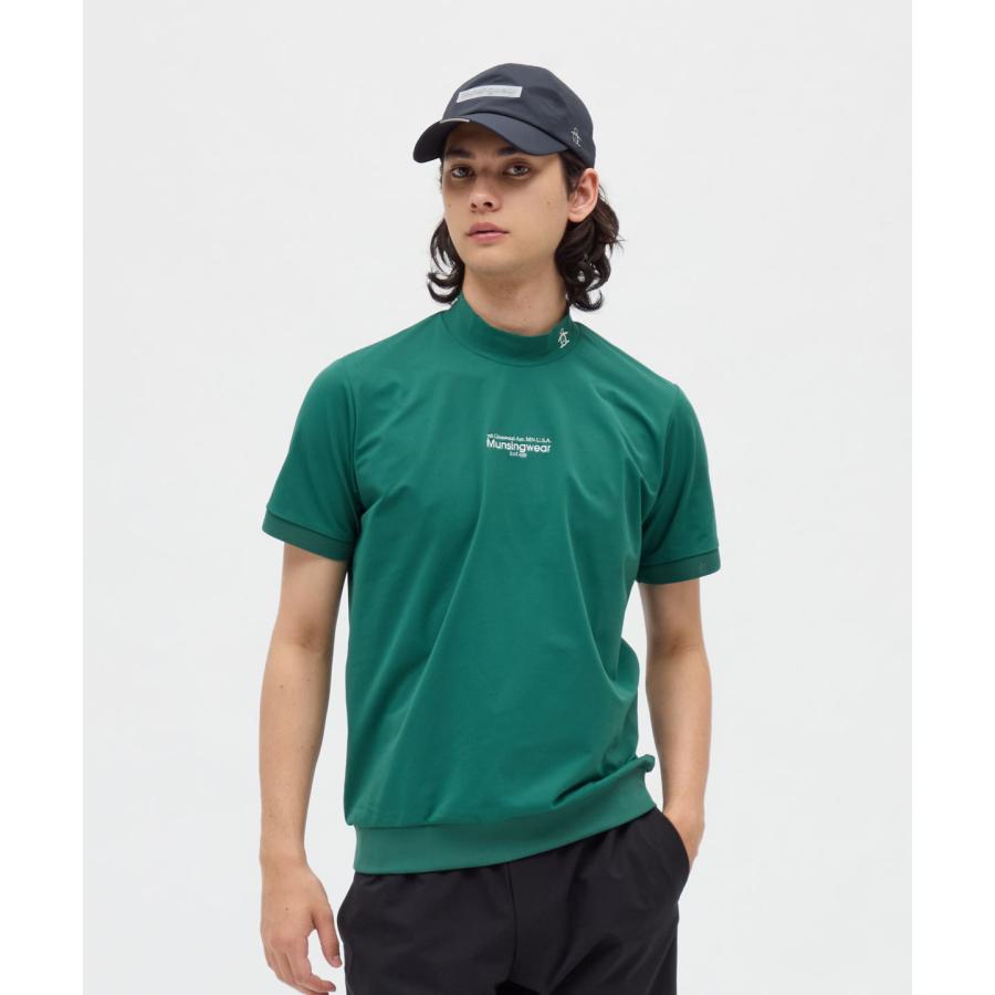 未使用 Munsingwear マンシングウェア モックネック半袖シャツ Munsingwear（マンシングウェア） 公式 モックネック半袖シャツ メンズ
