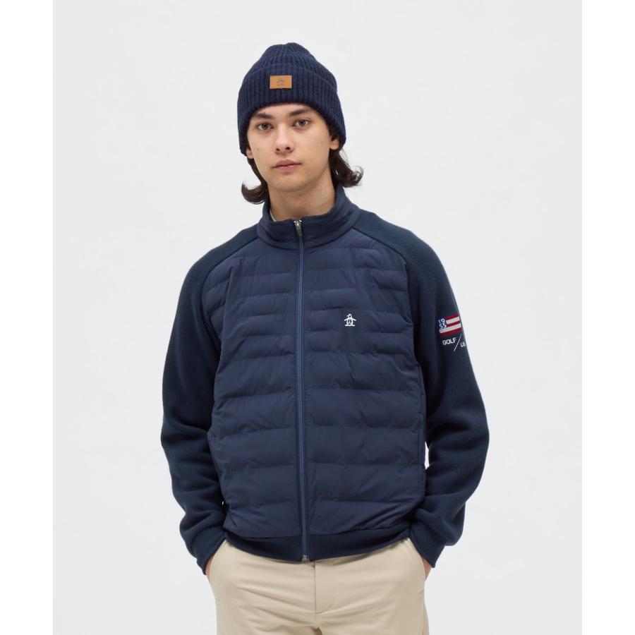 【新品】Munsingwear ハイブリッドブルゾン ゴルフウェア L Munsingwear（マンシングウェア） 公式 ストレッチウーブン