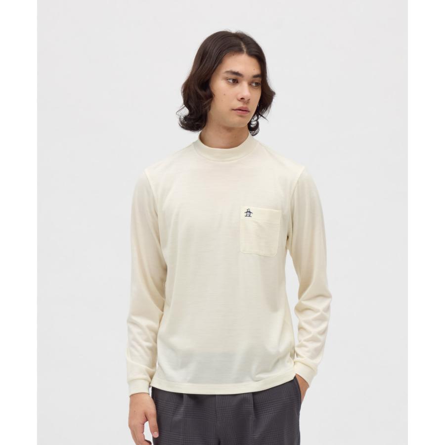 Munsingwear ボーダー長袖モックネックシャツLLとソックス5足セット