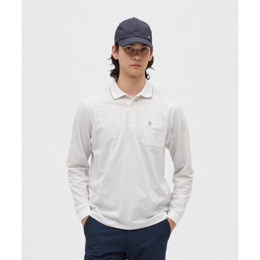 Munsingwear メンズゴルフグレー 長袖ポロシャツ Munsingwear（マンシングウェア） 公式 サッカーグレンチェック 長袖