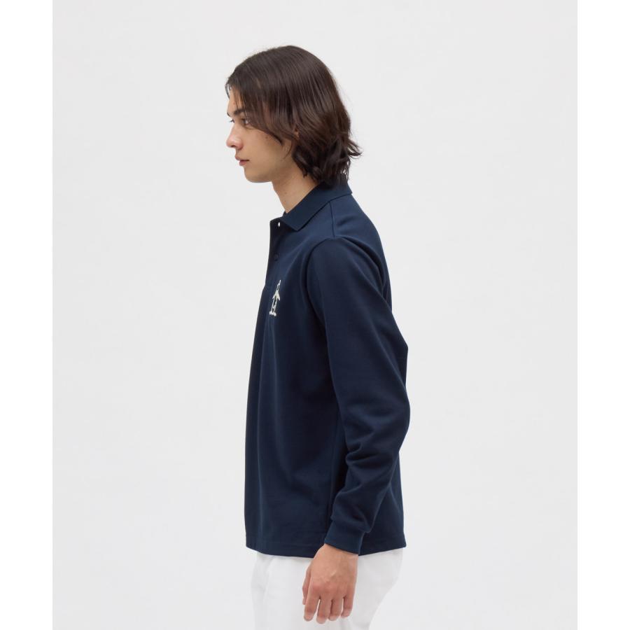【タグ付き新品】マンシングウェア　長袖シャツ　ゴルフ　メンズ ネイビーXLサイズ Munsingwear（マンシングウェア） 公式 10 YEARS LONG SLEEVE POLO