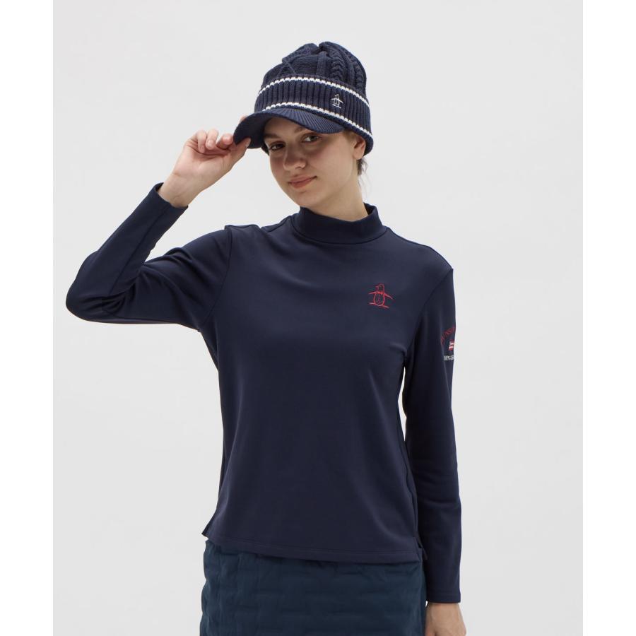 マンシングウェア★薄手ストレッチ★モックネックシャツ【レディース サイズL】 Munsingwear（マンシングウェア） 公式 保温ストレッチウォーモ