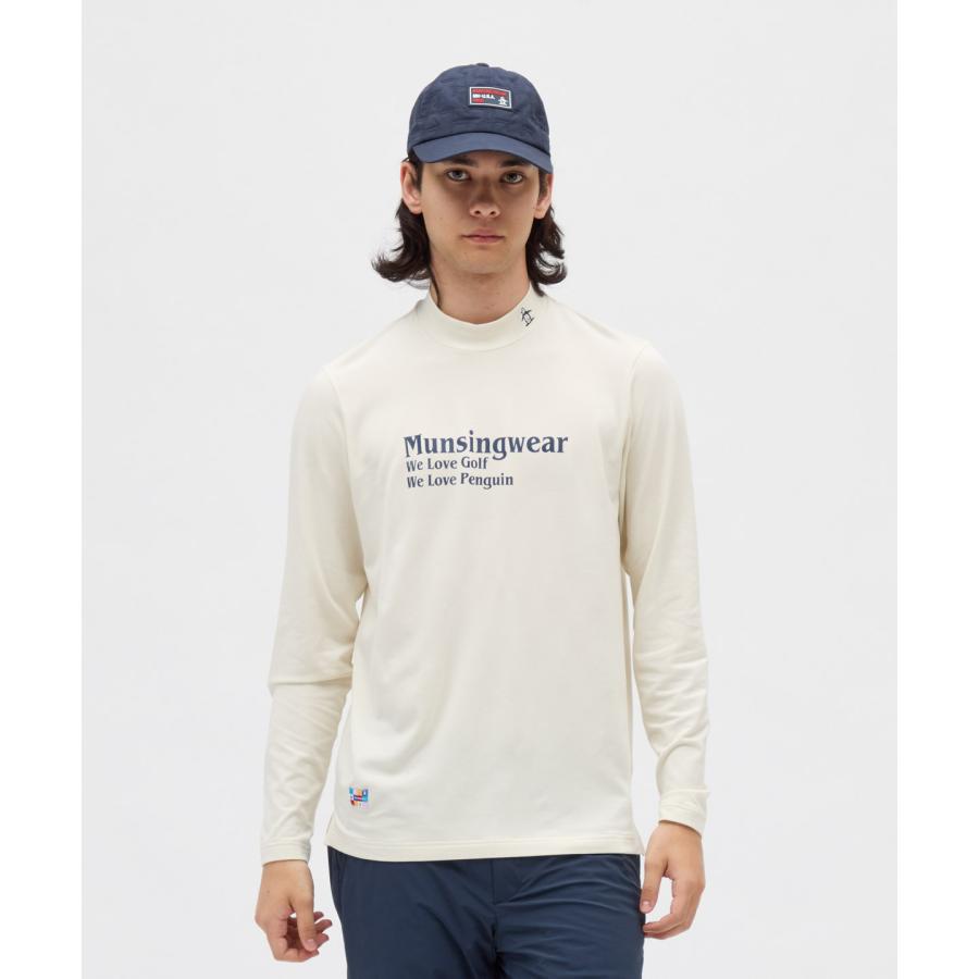 【新品】Munsingwear　モックネック長袖シャツ　ヒートナビゴルフLL蓄熱 ストレッチ ヒートナビモックネック長袖シャツ(長袖シャツ・ポロシャツ