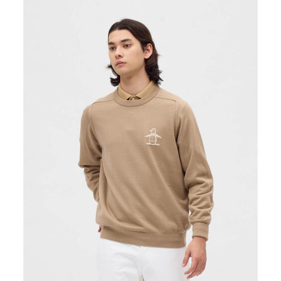 Munsingwear（マンシングウェア） 公式 吸湿発熱ビッグロゴクルー