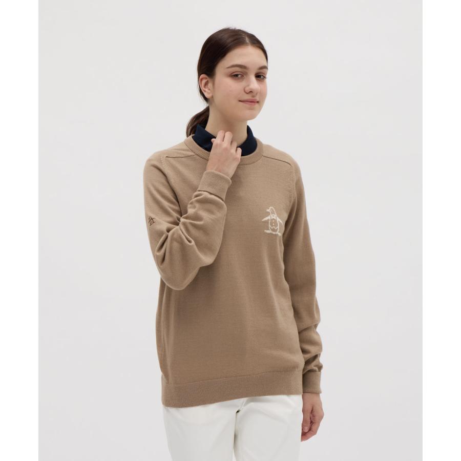 Munsingwear（マンシングウェア） 公式 吸湿発熱ビッグロゴクルー