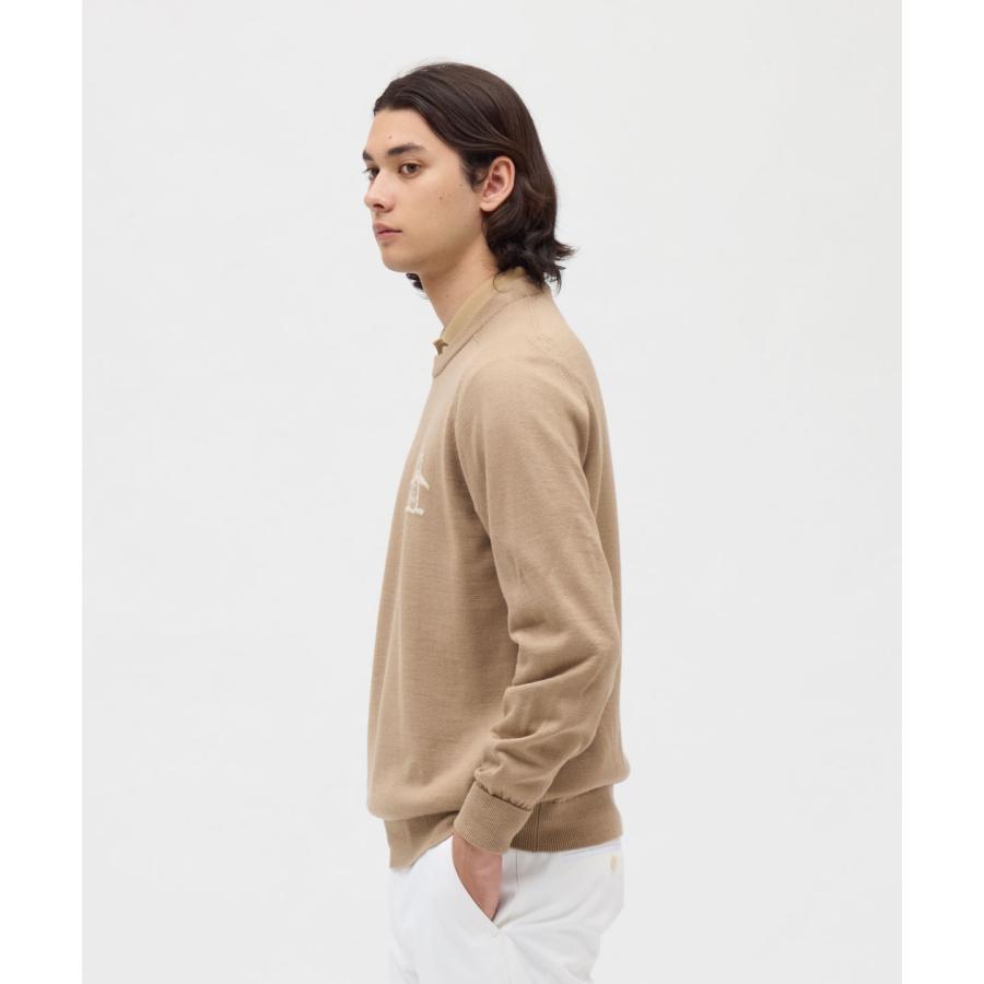 Munsingwear（マンシングウェア） 公式 吸湿発熱ビッグロゴクルー
