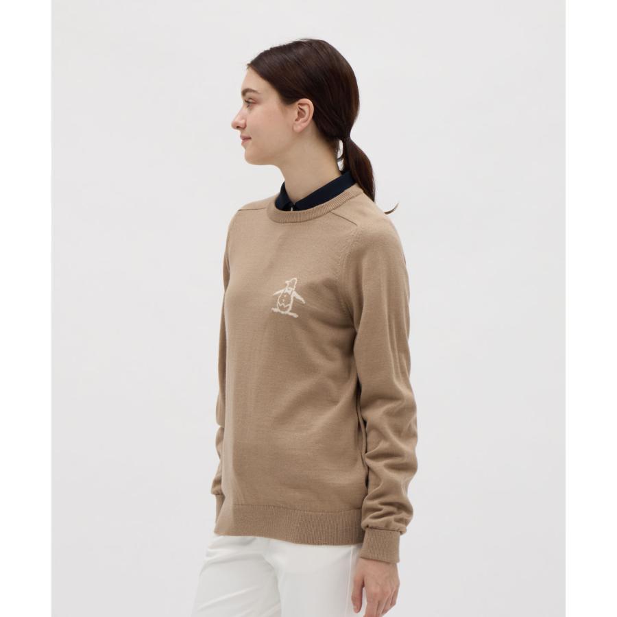 Munsingwear（マンシングウェア） 公式 吸湿発熱ビッグロゴクルー