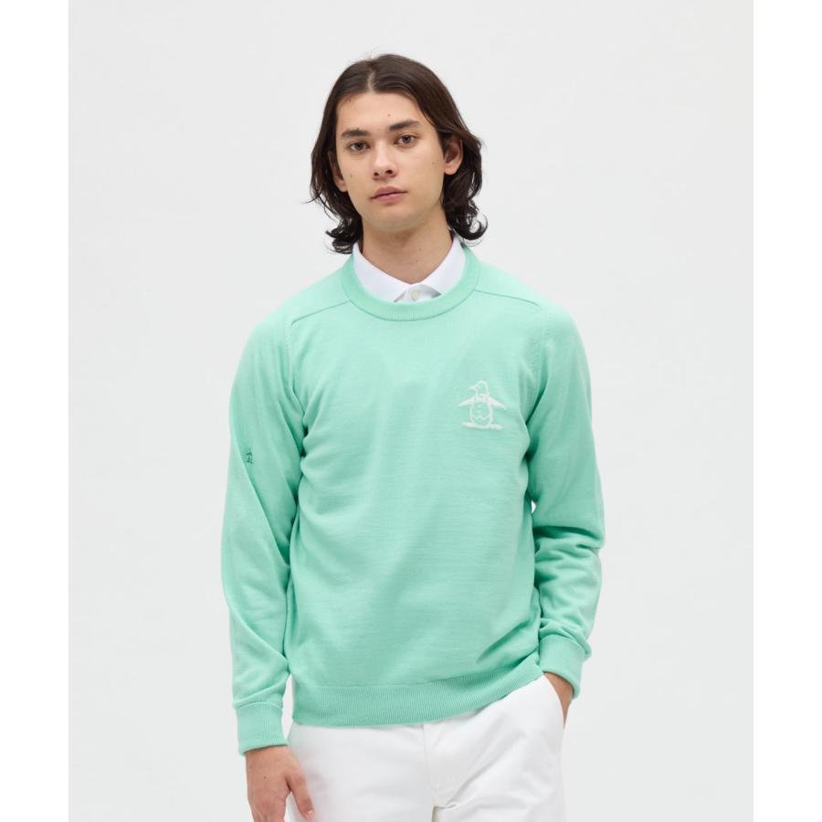 Munsingwear（マンシングウェア） 公式 吸湿発熱ビッグロゴクルー