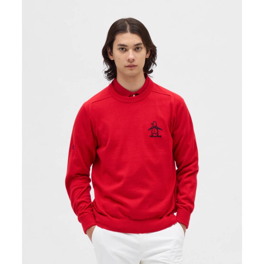 Munsingwear（マンシングウェア） 公式 吸湿発熱ビッグロゴクルー