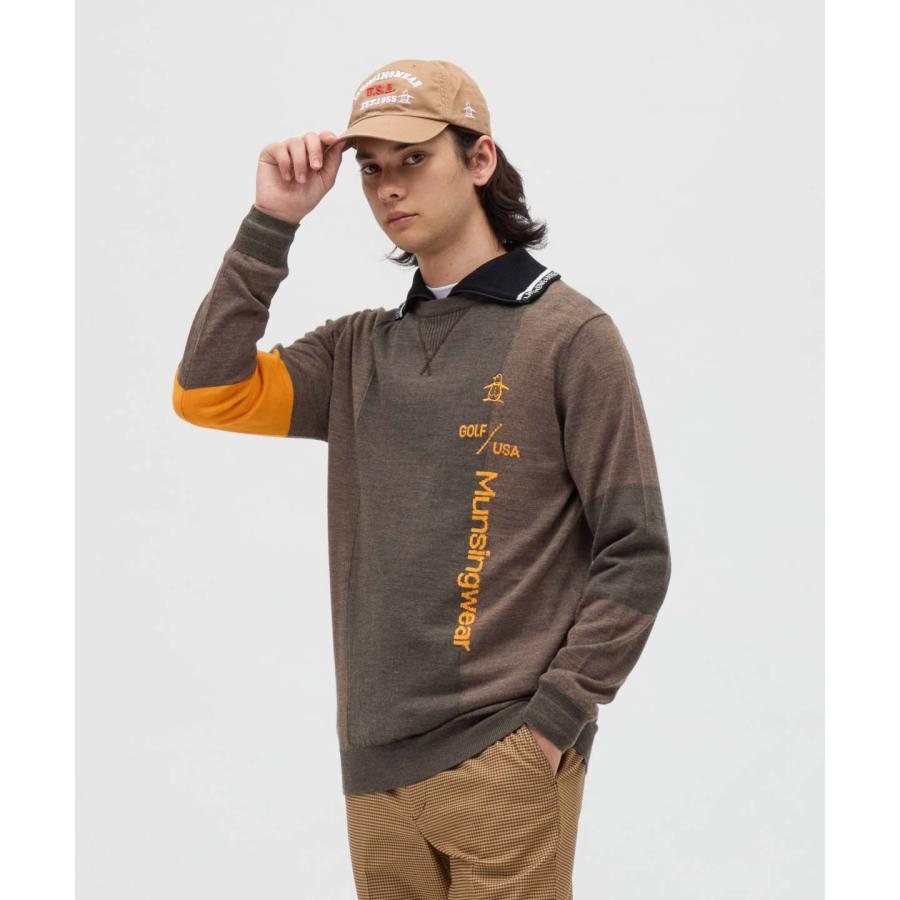 Munsingwear（マンシングウェア） 公式 防風裏地付きクルーネック