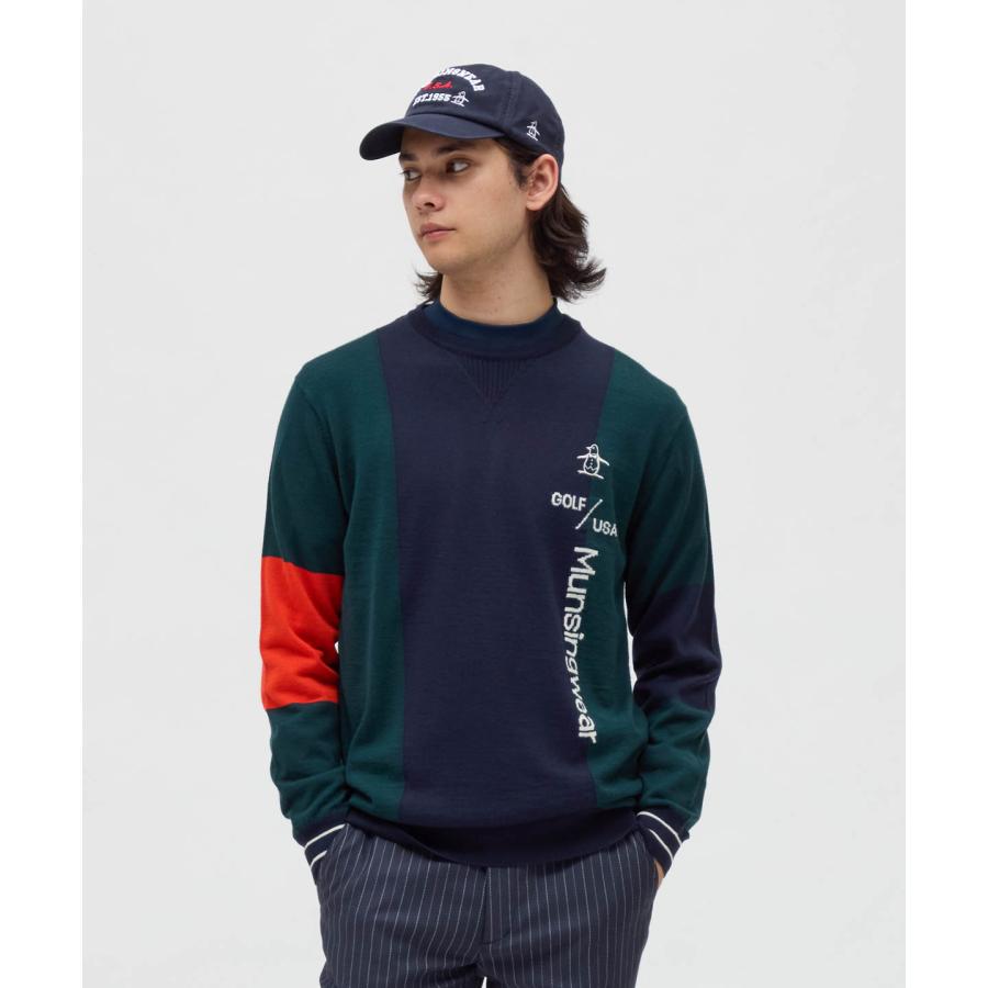 Munsingwear（マンシングウェア） 公式 防風裏地付きクルーネック