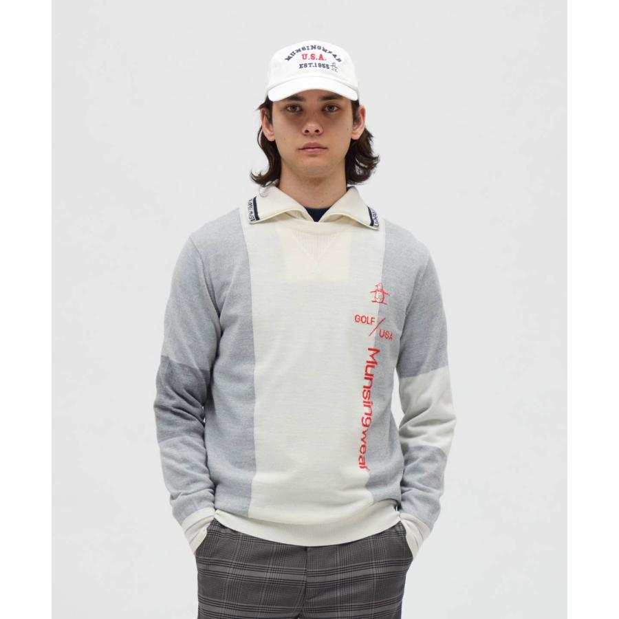 Munsingwear（マンシングウェア） 公式 防風裏地付きクルーネック