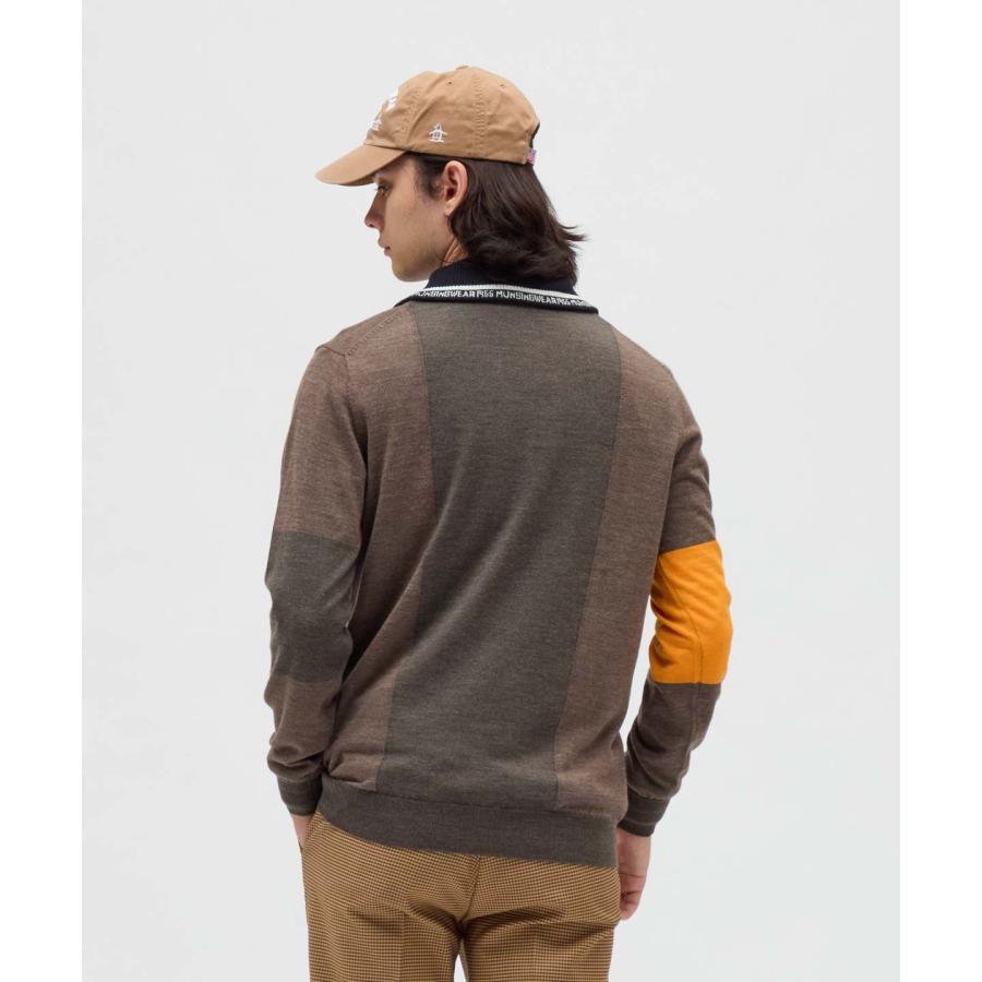 Munsingwear 公式 マンシングウェア 防風裏地付きクルーネックセーター