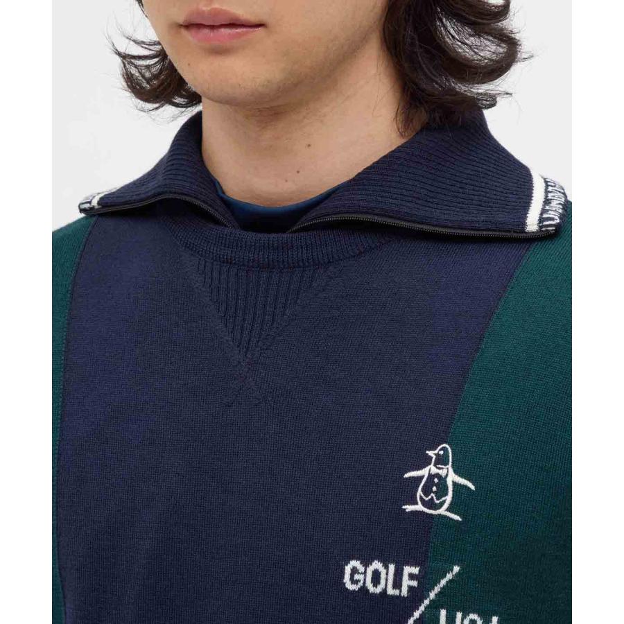 Munsingwear（マンシングウェア） 公式 防風裏地付きクルーネック