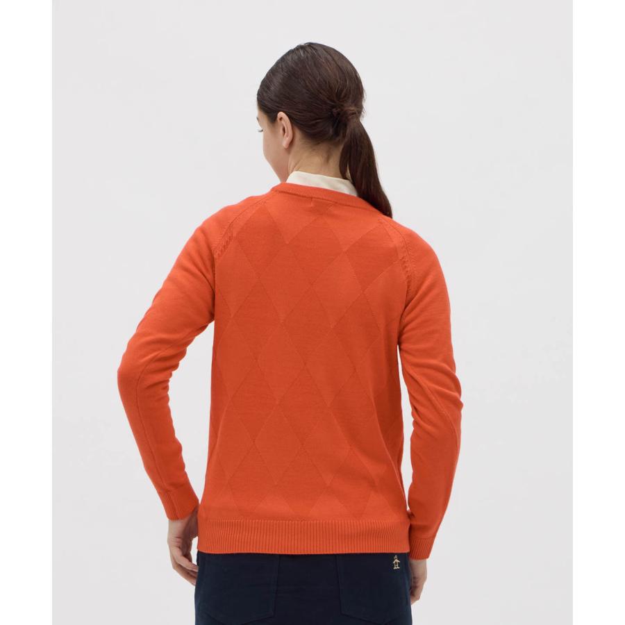 Munsingwear 公式 マンシングウェア ダイヤ柄クルーネック