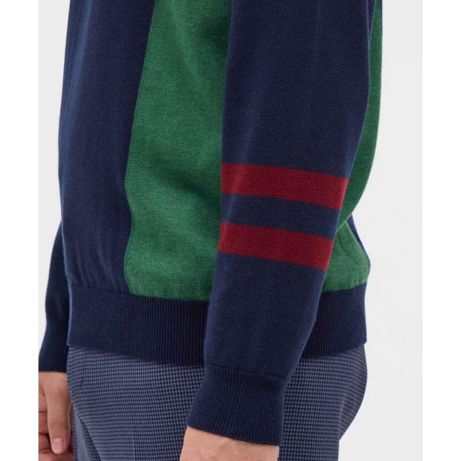 Munsingwear（マンシングウェア） 公式 ロゴインターシャクルーネック