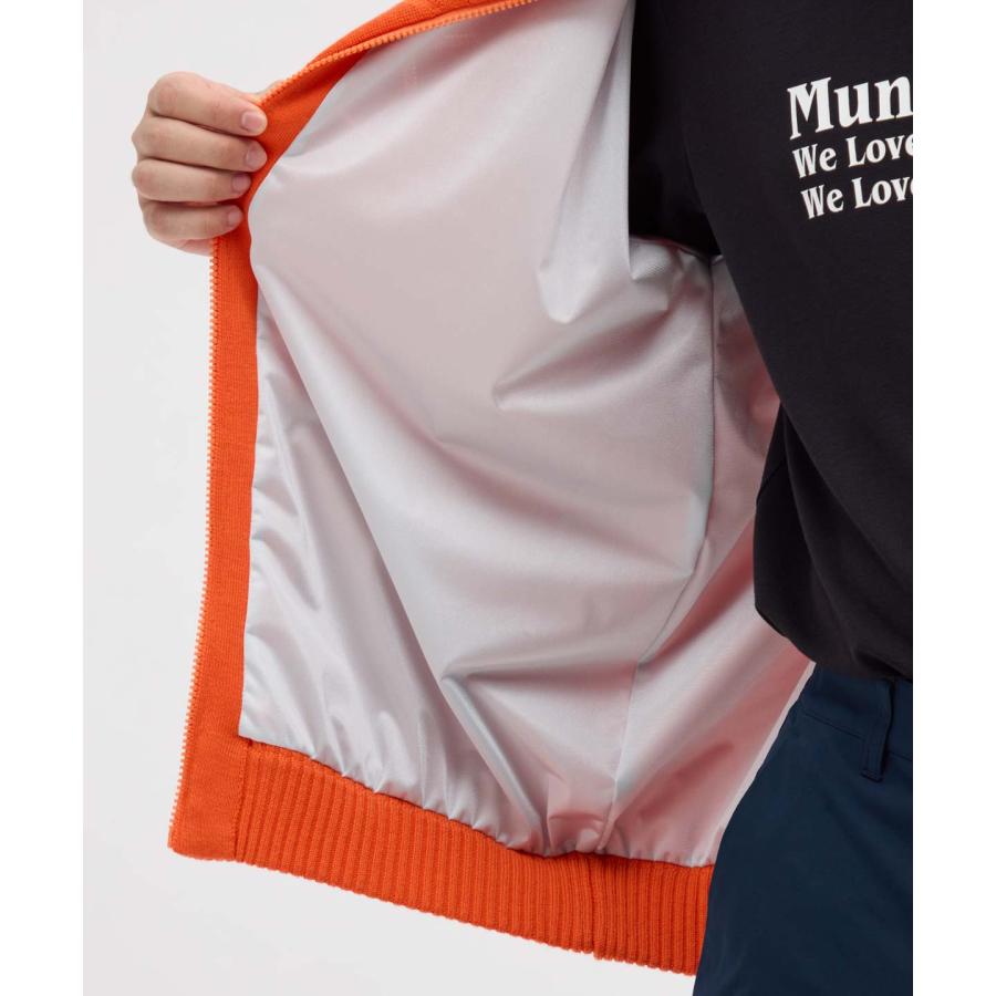 Munsingwear（マンシングウェア） 公式 防風裏地付きフルジップ地柄